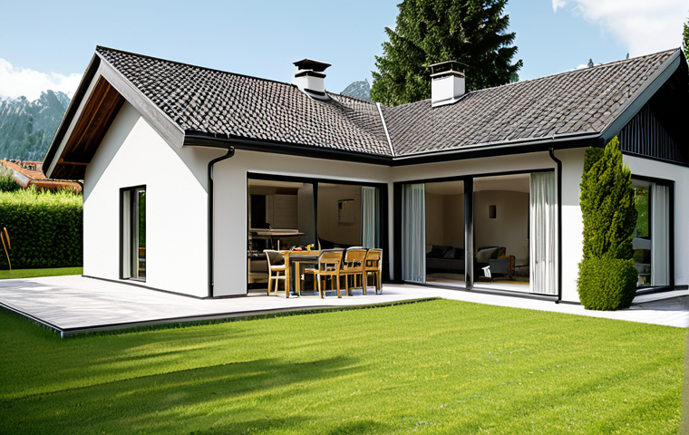 지열 냉난방 시스템의 성공적인 운영 사례 - Geothermal Home Comfort**
"A modern Italian home, fully clothed family smiling and relaxing inside....
